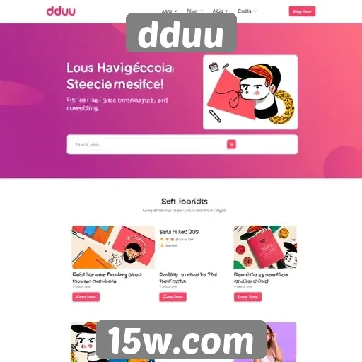 Design do site Dduu facilita a navegação